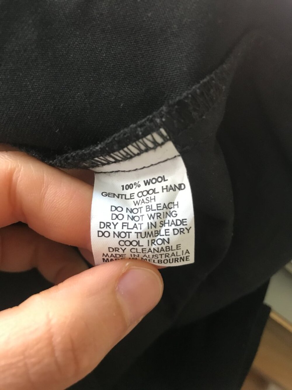 Kate Black Wool Pants - Picture 6 of 6